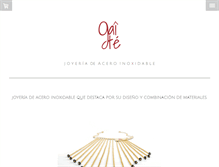 Tablet Screenshot of gaitejoyeria.com